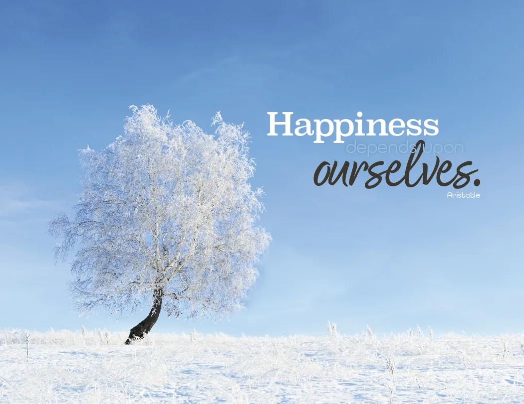 Simplicity Spiral Wall Calendar Quotes FSC Paper - 18.5 x 11 in - product view 3