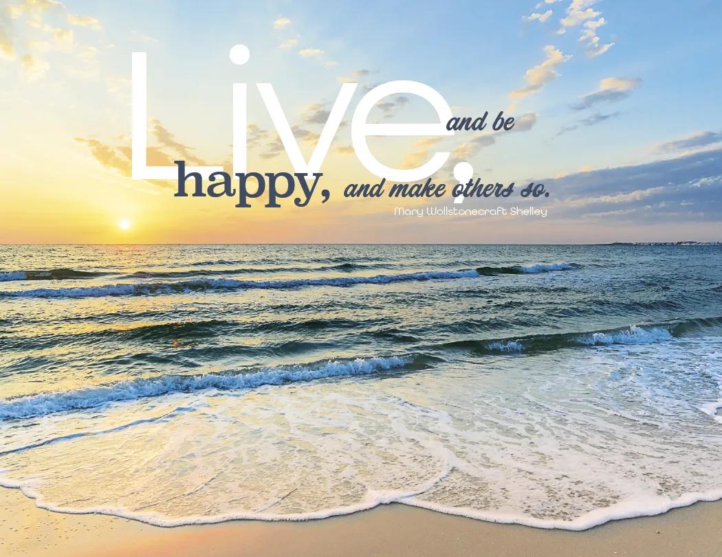 Simplicity Spiral Wall Calendar Quotes FSC Paper - 18.5 x 11 in - product view 4