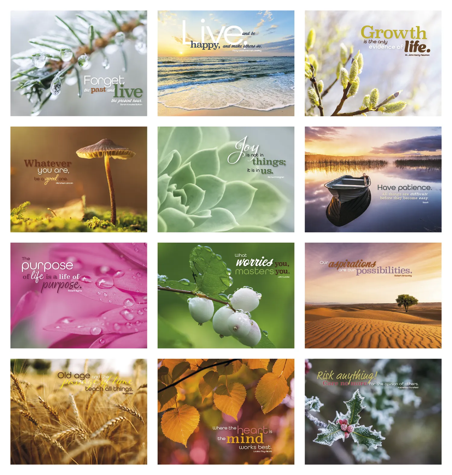 Simplicity Spiral Wall Calendar Quotes FSC Paper - 18.5 x 11 in - product view 21