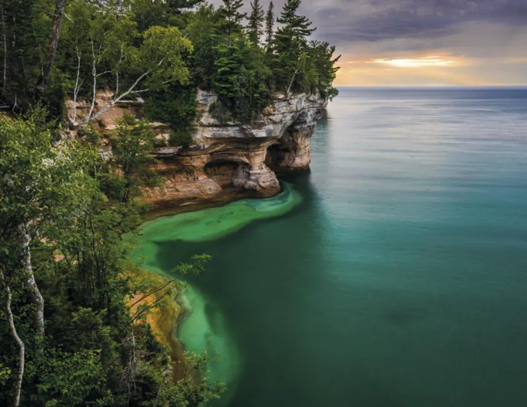 Landscapes America Stapled Wall Calendar FSC - 19 x 11 in - product view 12