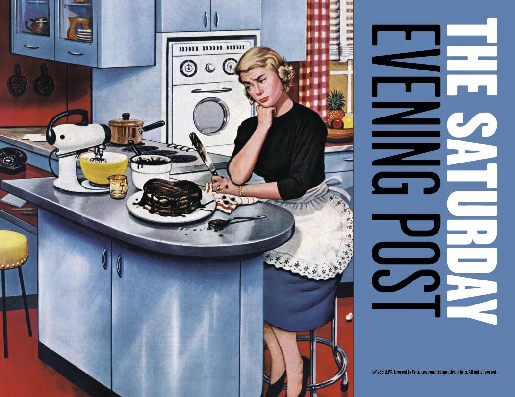 Saturday Evening Post Wall Calendar Stapled FSC Paper - 19 x 11 in - product view 12