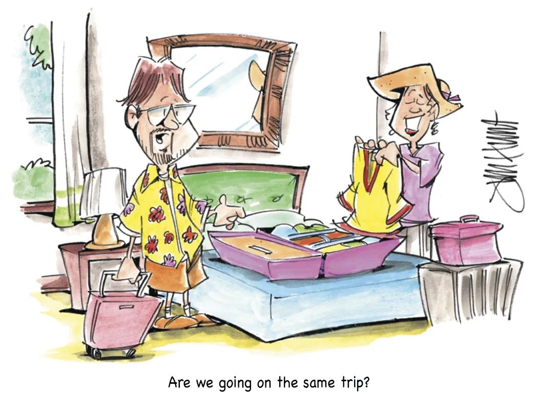 Humor Wall Calendar Stapled FSC Gloss Paper - 19 x 11 in - product view 9