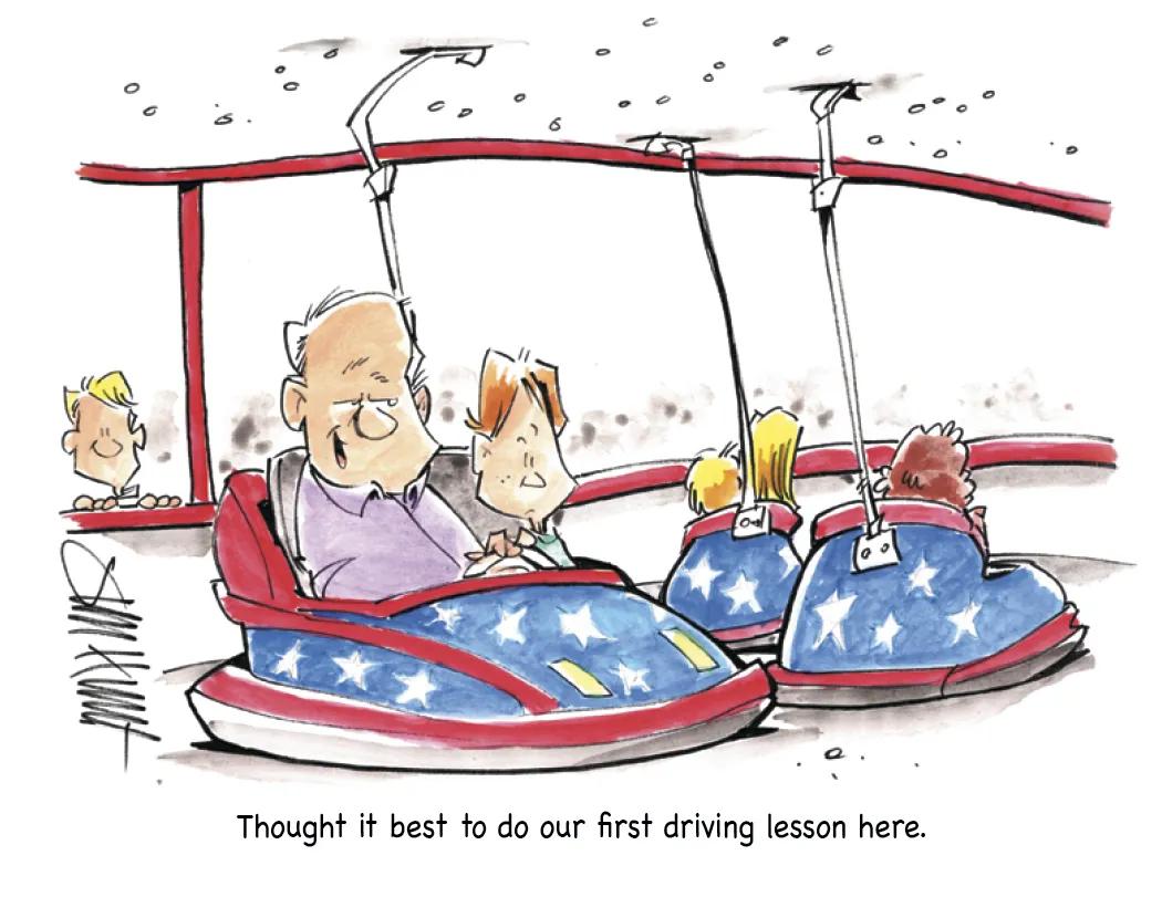 Humor Wall Calendar Stapled FSC Gloss Paper - 19 x 11 in - product view 10