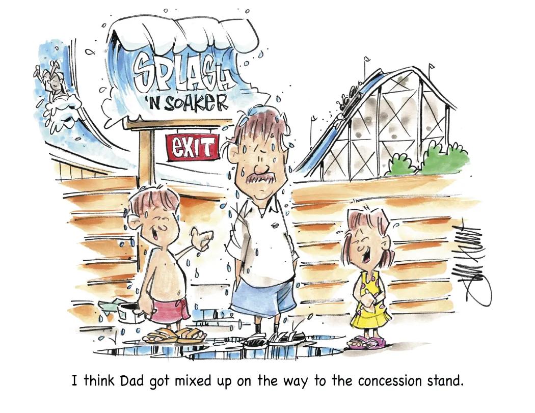 Humor Wall Calendar Stapled FSC Gloss Paper - 19 x 11 in - product view 12