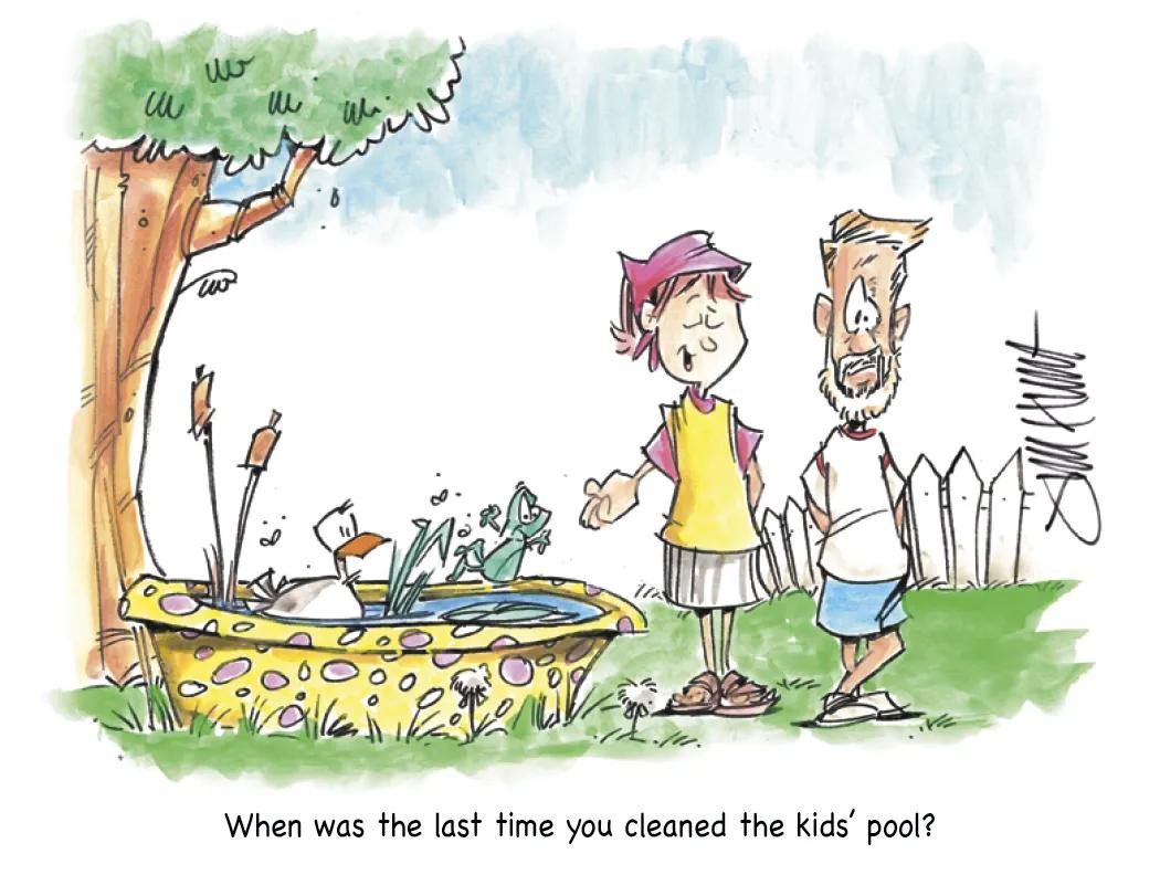 Humor Wall Calendar Stapled FSC Gloss Paper - 19 x 11 in - product view 14