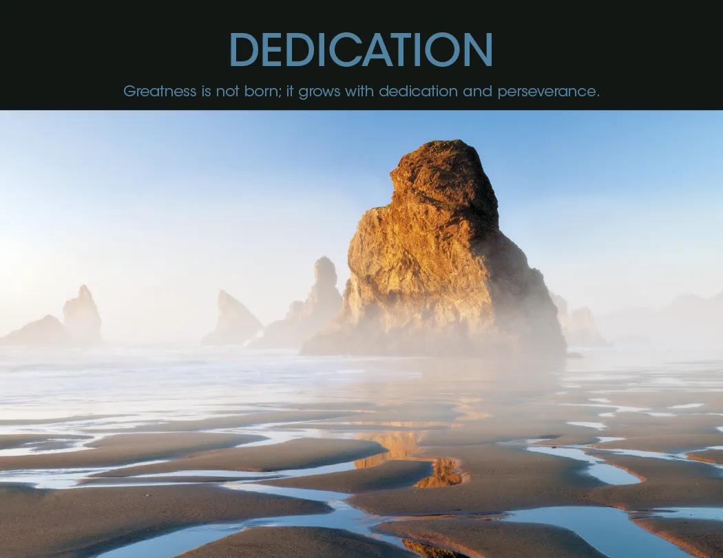 Motivational Wall Calendar Stapled FSC Gloss Paper - 19 x 11 in - product view 9