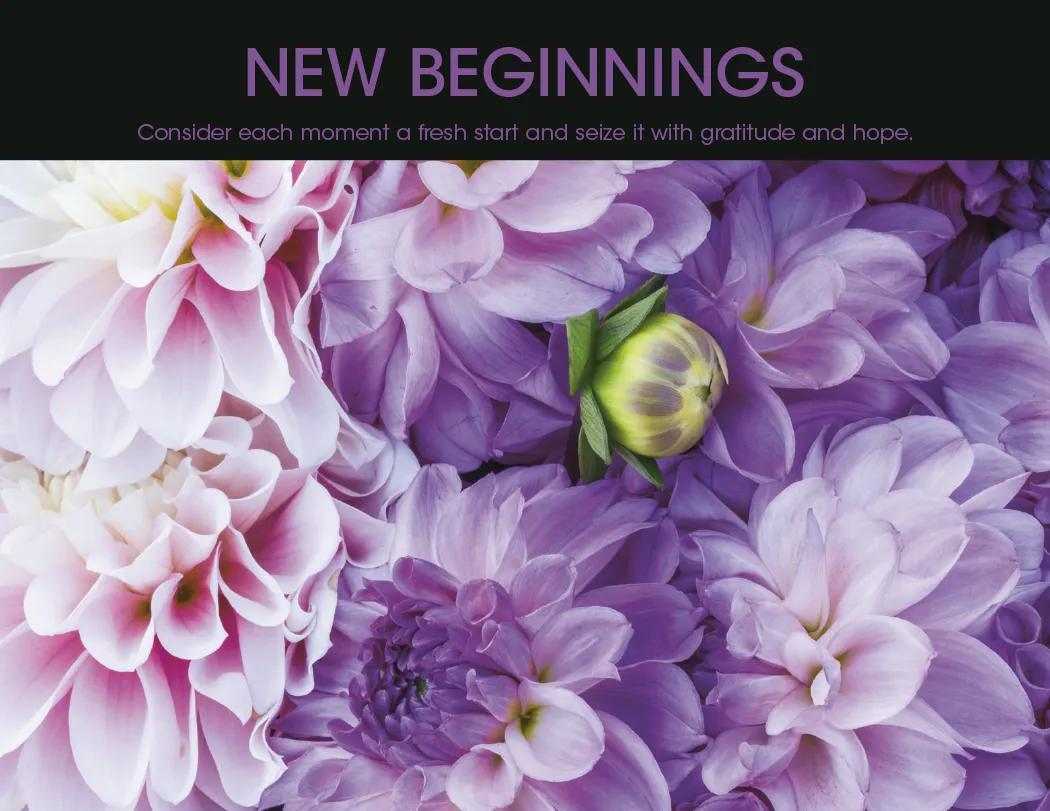 Motivational Wall Calendar Stapled FSC Gloss Paper - 19 x 11 in - product view 10