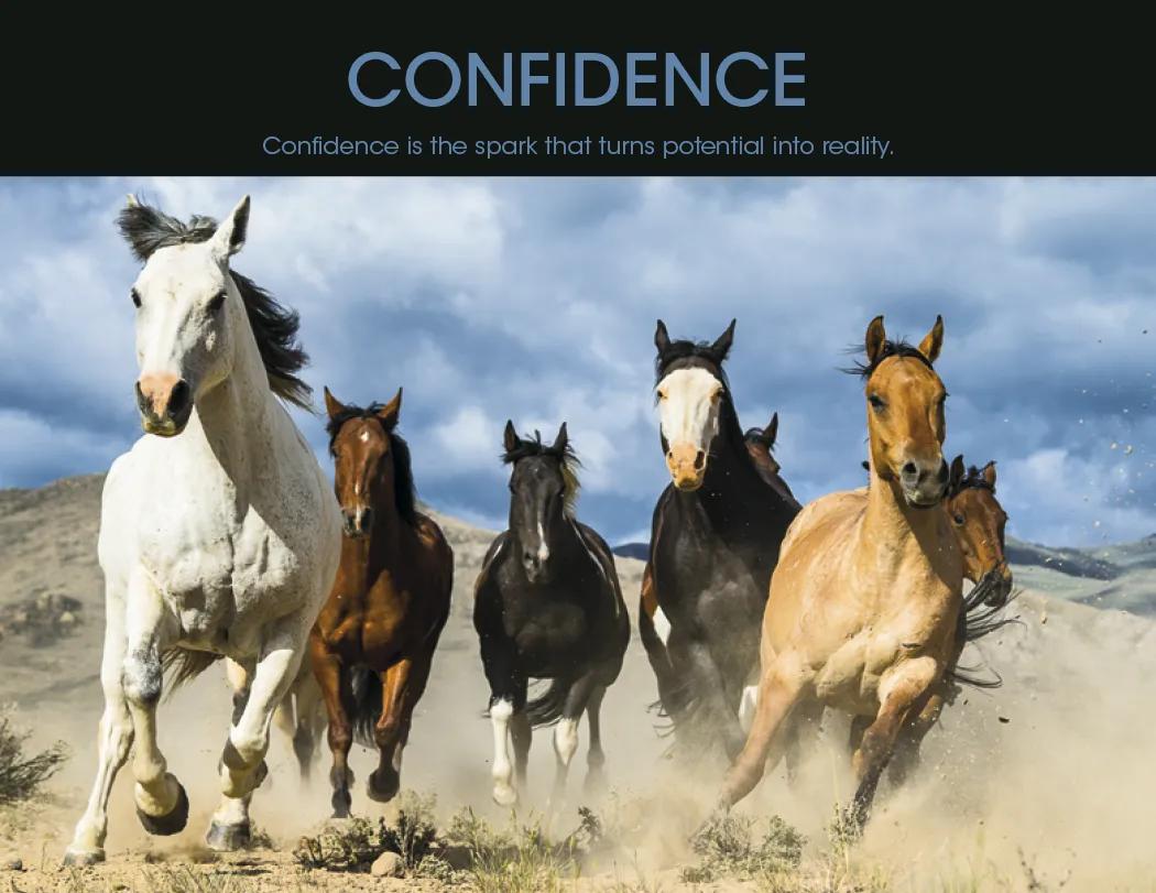 Motivational Wall Calendar Stapled FSC Gloss Paper - 19 x 11 in - product view 14