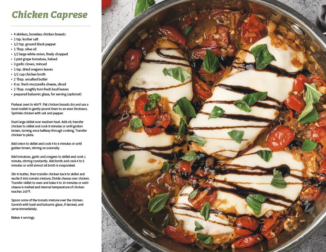 Recipe Wall Calendar Stapled with Cooking FSC Paper - 19 x 11 in - product view 7