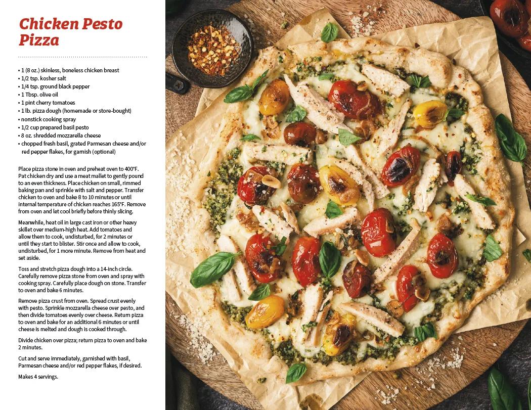 Recipe Wall Calendar Stapled with Cooking FSC Paper - 19 x 11 in - product view 13