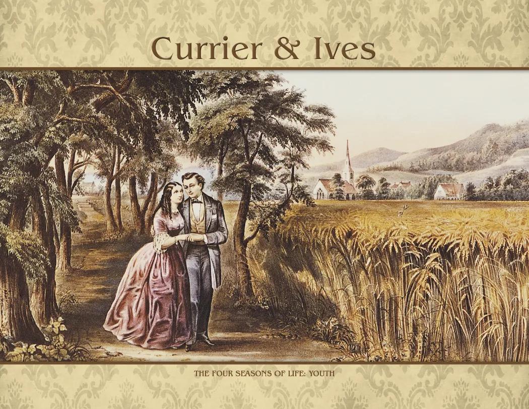 Currier & Ives Wall Calendar Stapled FSC Paper - 19 x 11 in - product view 10