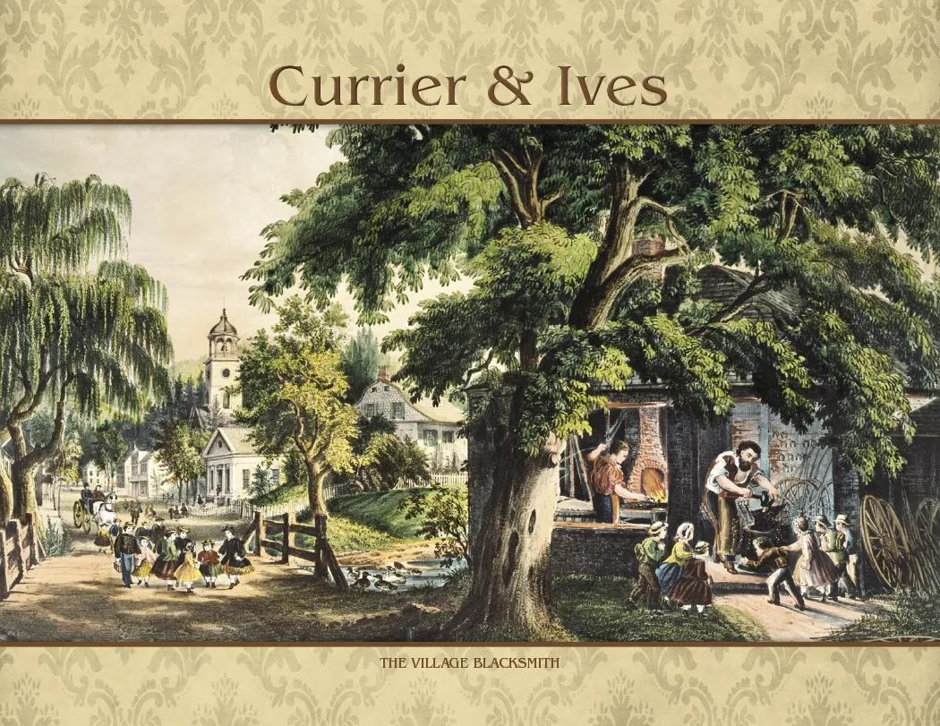 Currier & Ives Wall Calendar Stapled FSC Paper - 19 x 11 in - product view 16