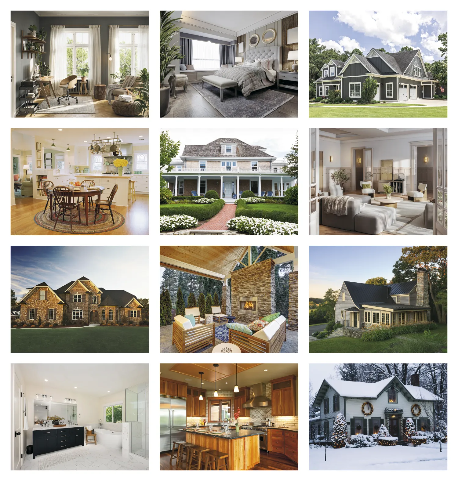 Welcome Home Wall Calendar Stapled FSC Paper - 19 x 11 in - product view 21