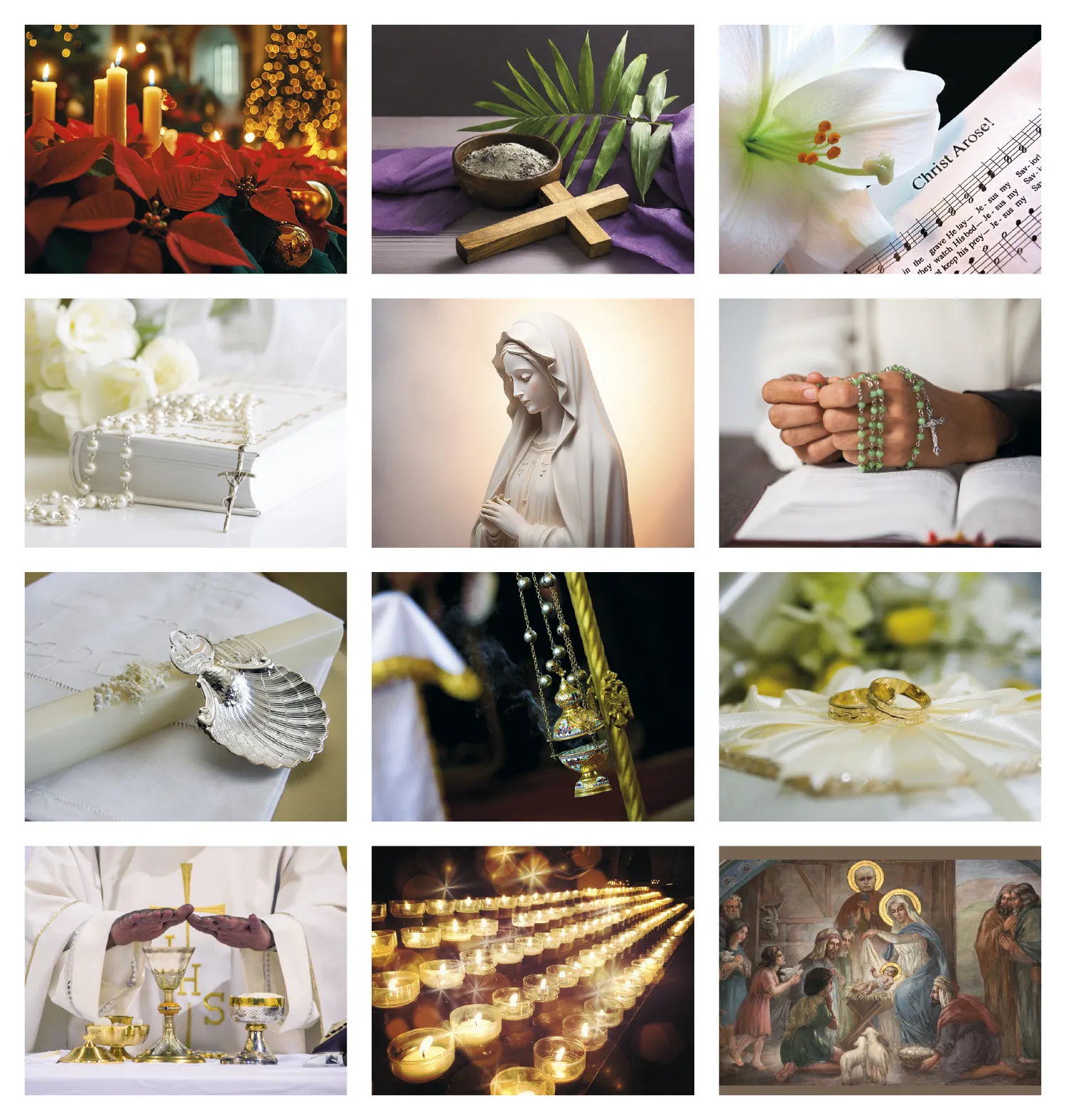 Catholic Spirit Wall Calendar Stapled FSC Paper - 19 x 11 in - product view 28