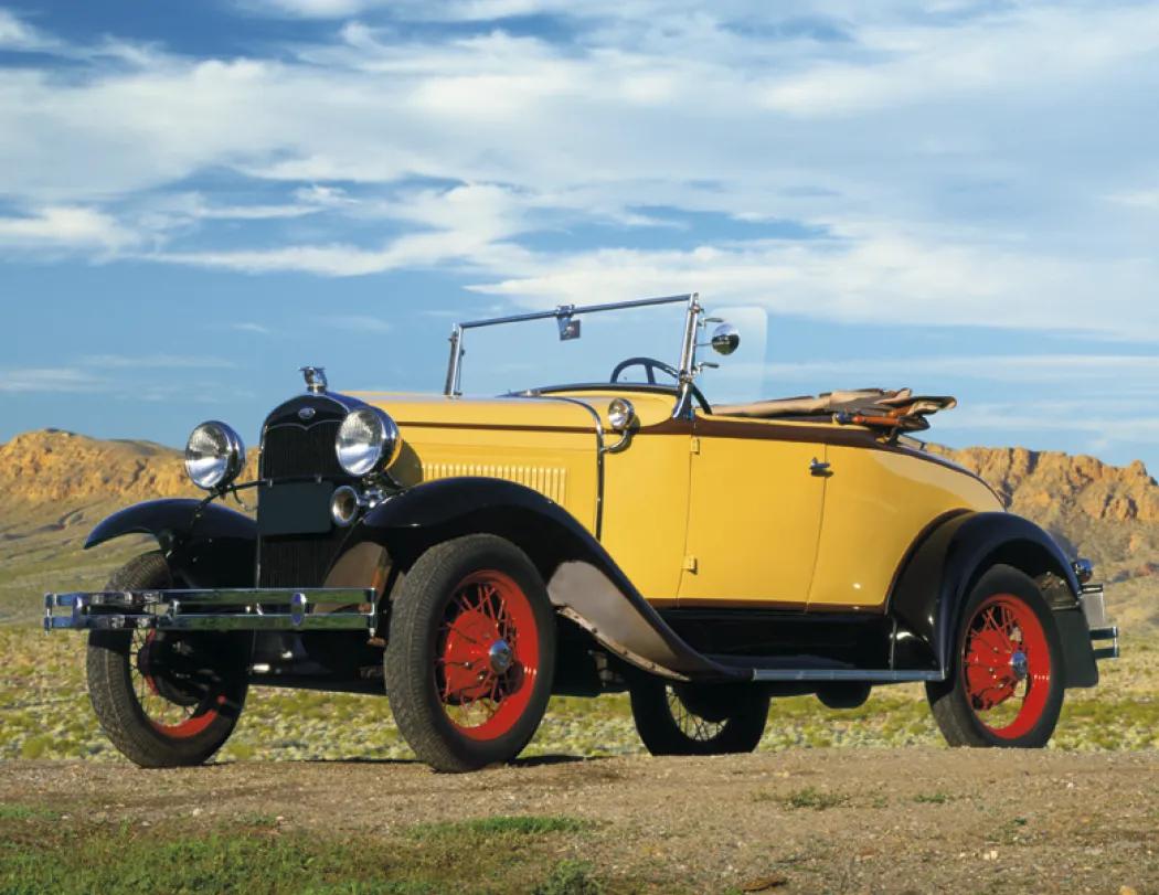 Antique Autos Wall Calendar Stapled FSC Paper - 19 x 11 in - product view 13