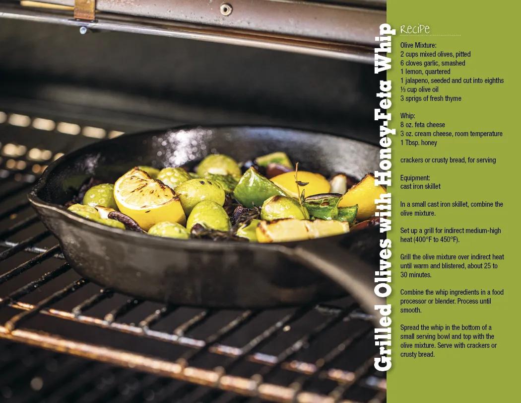 Grilling Wall Calendar with Recipes Stapled - 19 x 11 in - product view 6