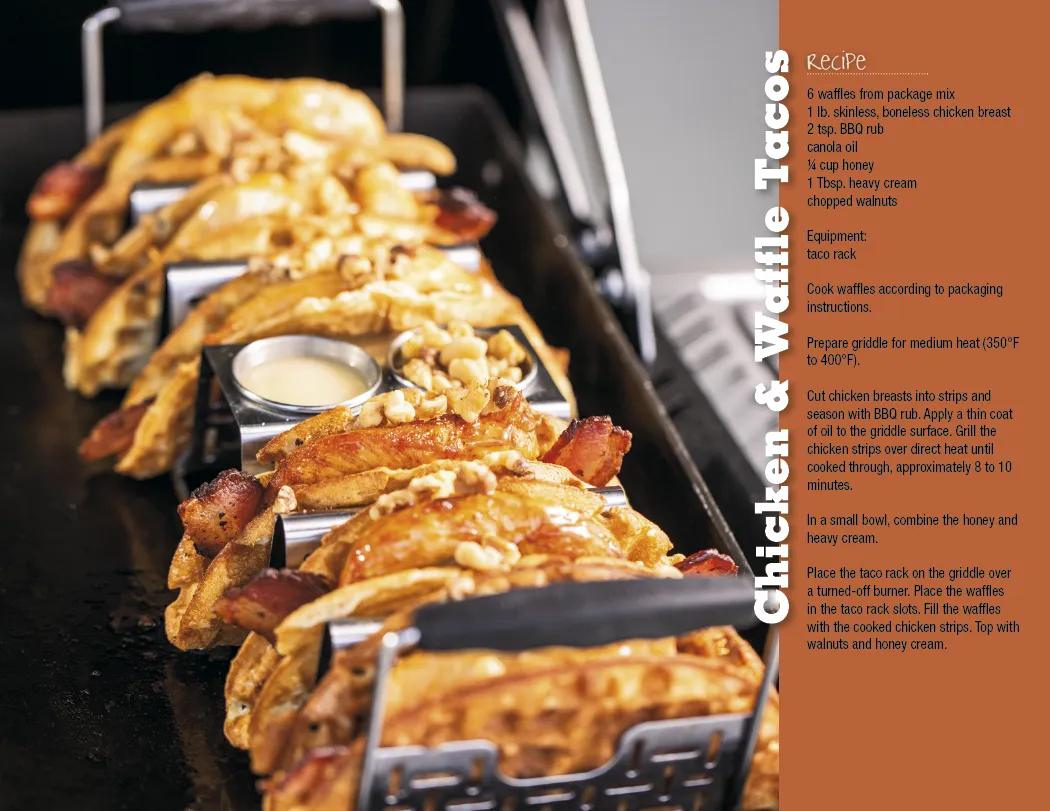 Grilling Wall Calendar with Recipes Stapled - 19 x 11 in - product view 15