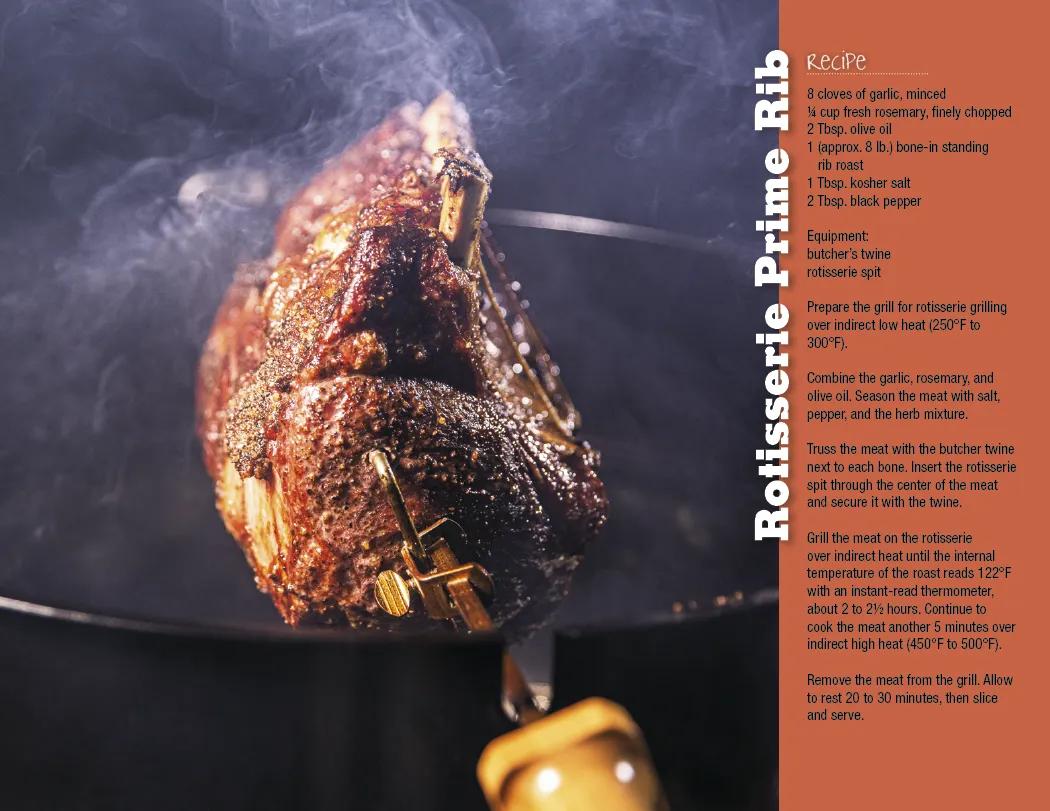 Grilling Wall Calendar with Recipes Stapled - 19 x 11 in - product view 16