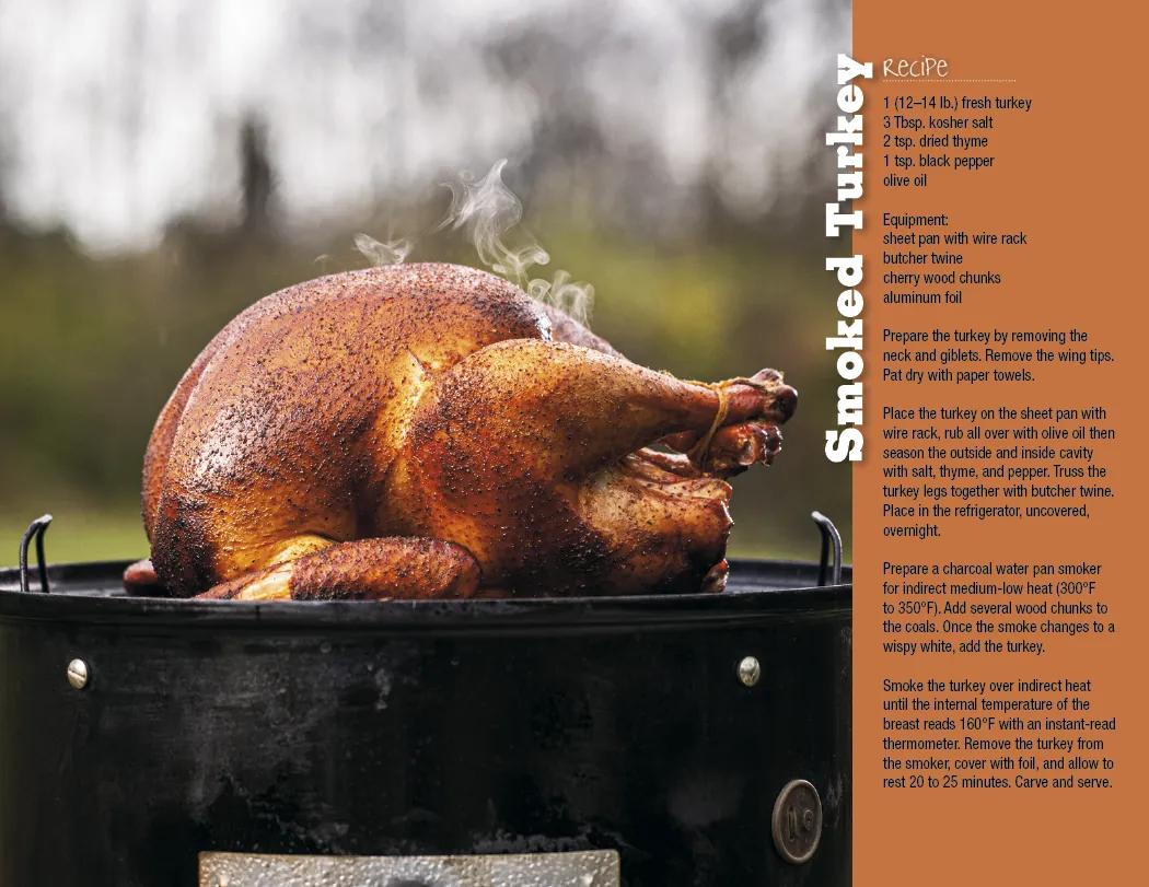 Grilling Wall Calendar with Recipes Stapled - 19 x 11 in - product view 18