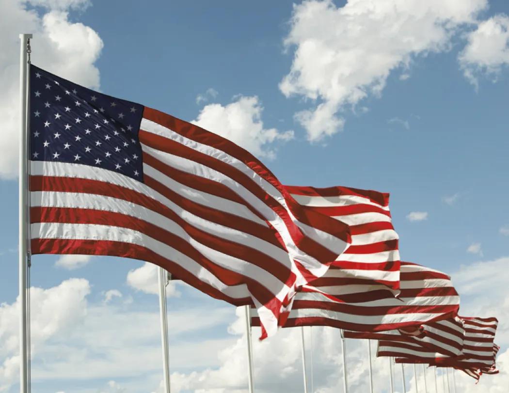 Celebrate America Wall Calendar Stapled FSC Paper - 19 x 11 in - product view 7