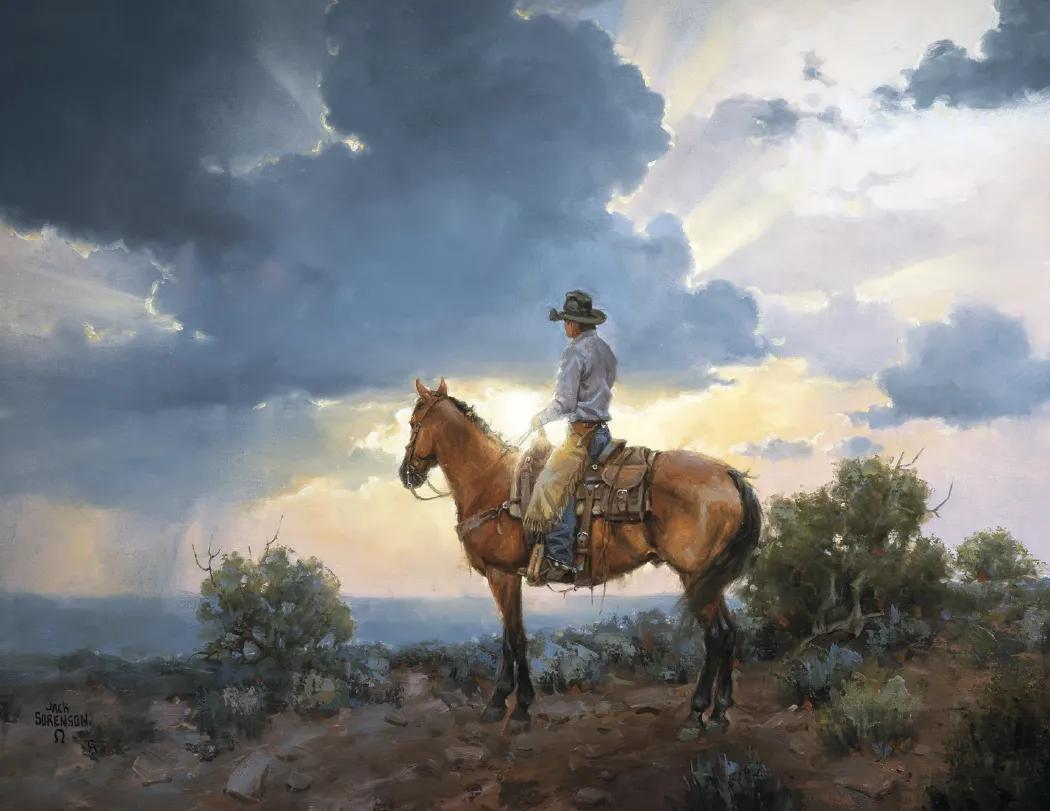 Western Frontier Wall Calendar Stapled FSC Paper - 19 x 11 in - product view 7