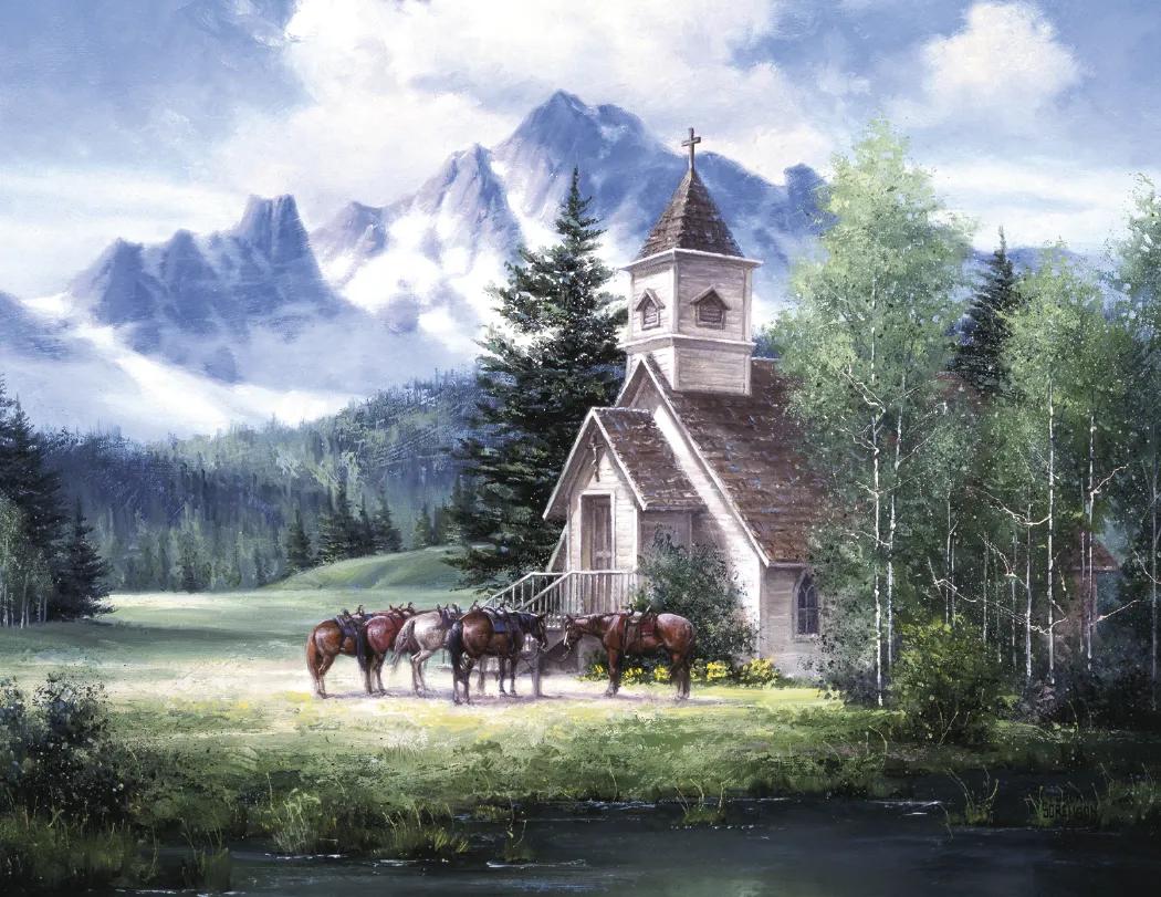 Western Frontier Wall Calendar Stapled FSC Paper - 19 x 11 in - product view 10