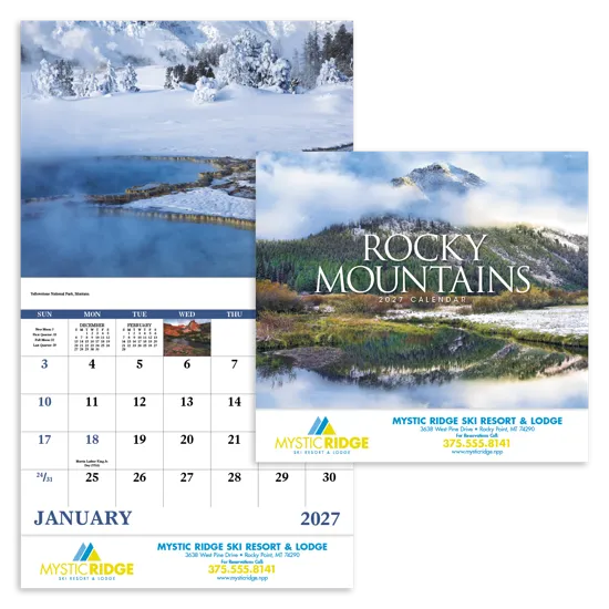 Good Value Rocky Mountains - Stapled Calendar - product view 1