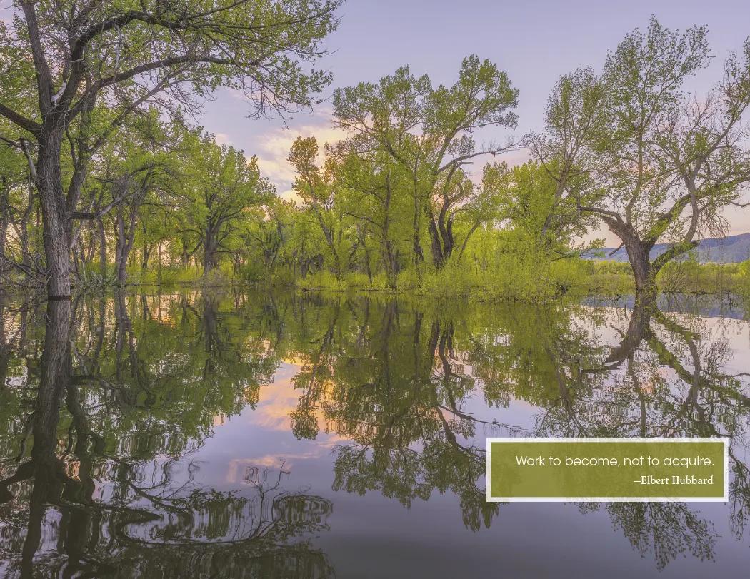 Inspirations for Life Wall Calendar Stapled - 19 x 11 in - product view 9