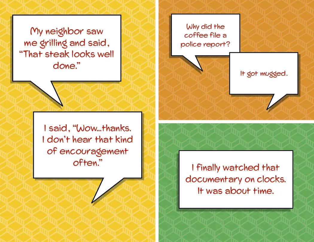 Dad Jokes Wall Calendar Stapled FSC Paper - 19 x 11 in - product view 11