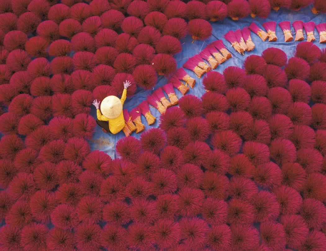 Aerial Photography Wall Calendar Stapled FSC - 18.5 x 11 in - product view 16