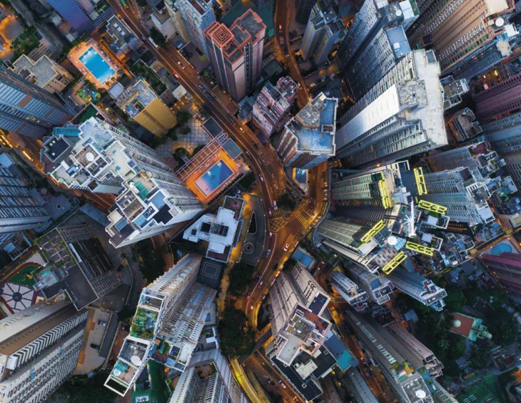 Aerial Photography Wall Calendar Stapled FSC - 18.5 x 11 in - product view 18