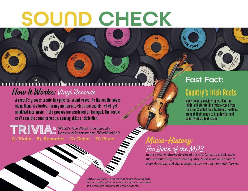 Trivia Facts Wall Calendar Stapled FSC Paper - 19 x 11 in - product view 13