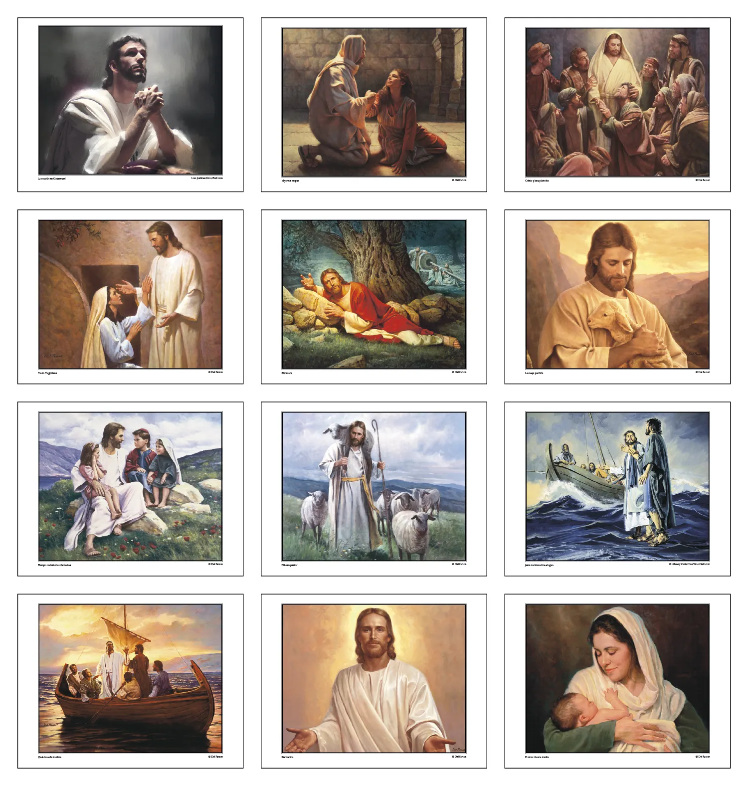 Catholic Spanish Wall Calendar Stapled FSC - 19 x 11 in - product view 21