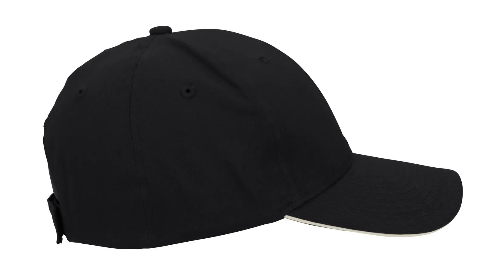 Custom Baseball Cap Sandwich Visor Brushed Cotton (One Size) - product view 3