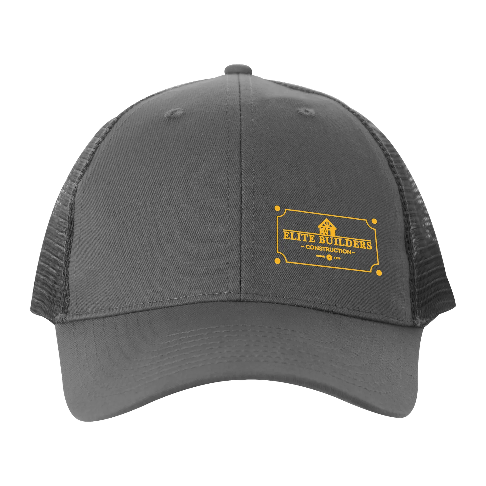 Custom Baseball Cap Mesh Back Cotton Twill (One Size) - product view 4