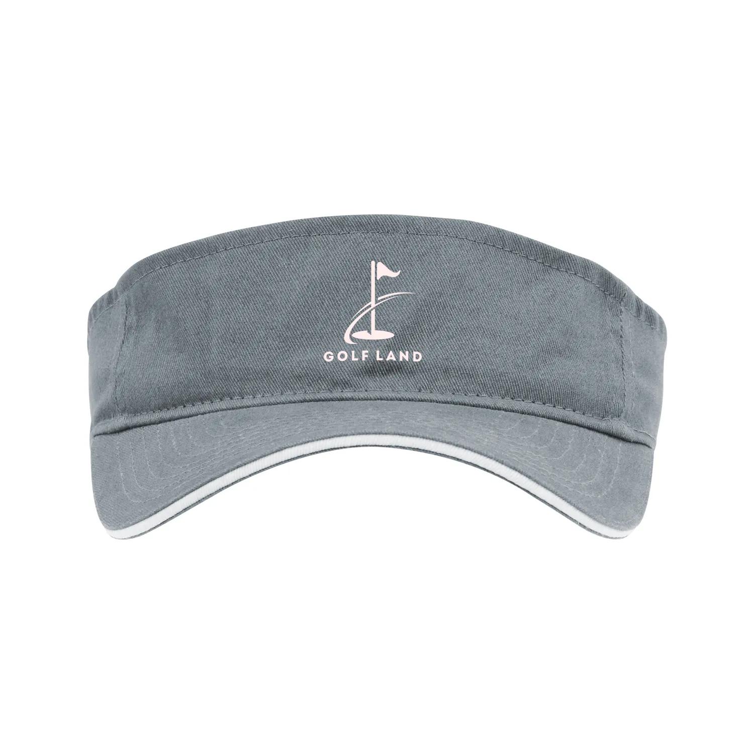 Visor Brushed Cotton Twill Contrasting Sandwich (One Size) - product view 6