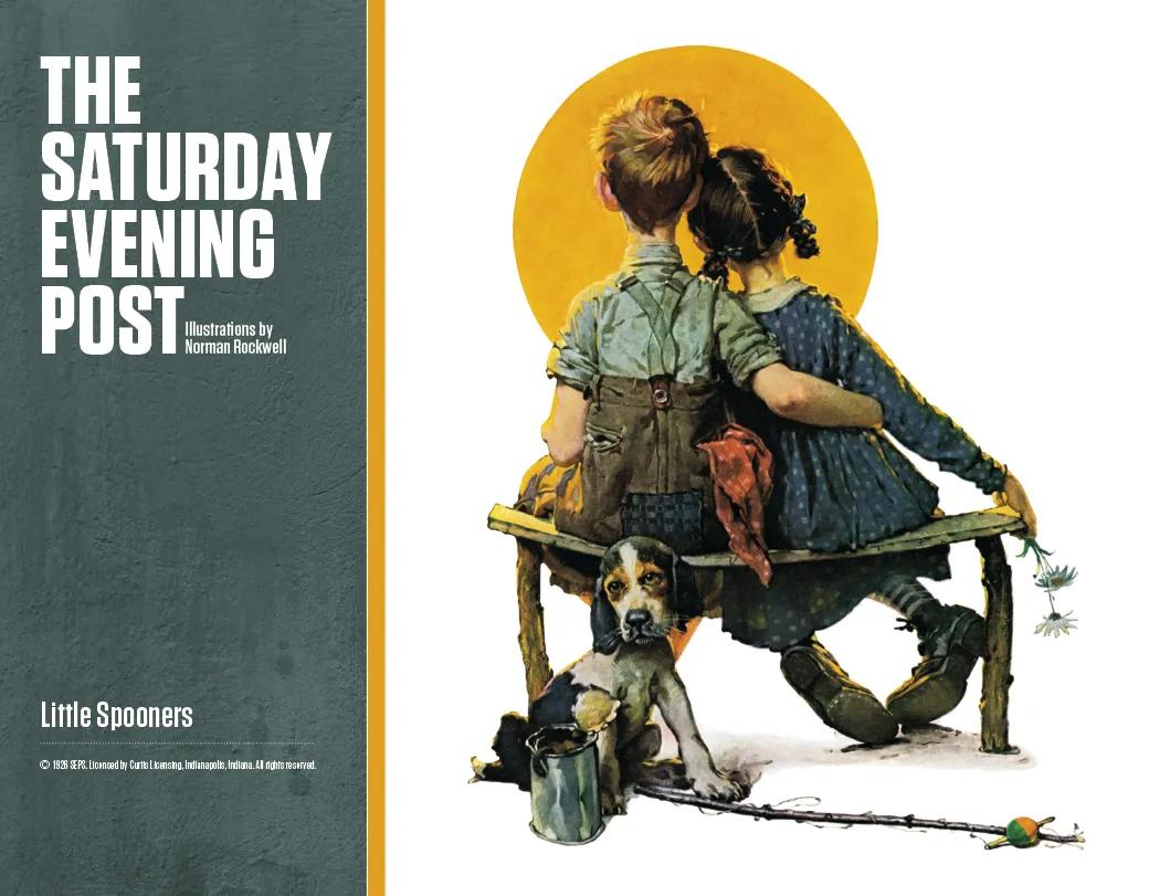 Norman Rockwell Window Calendar Saturday Evening Post - 17.25 x 11 in - product view 7