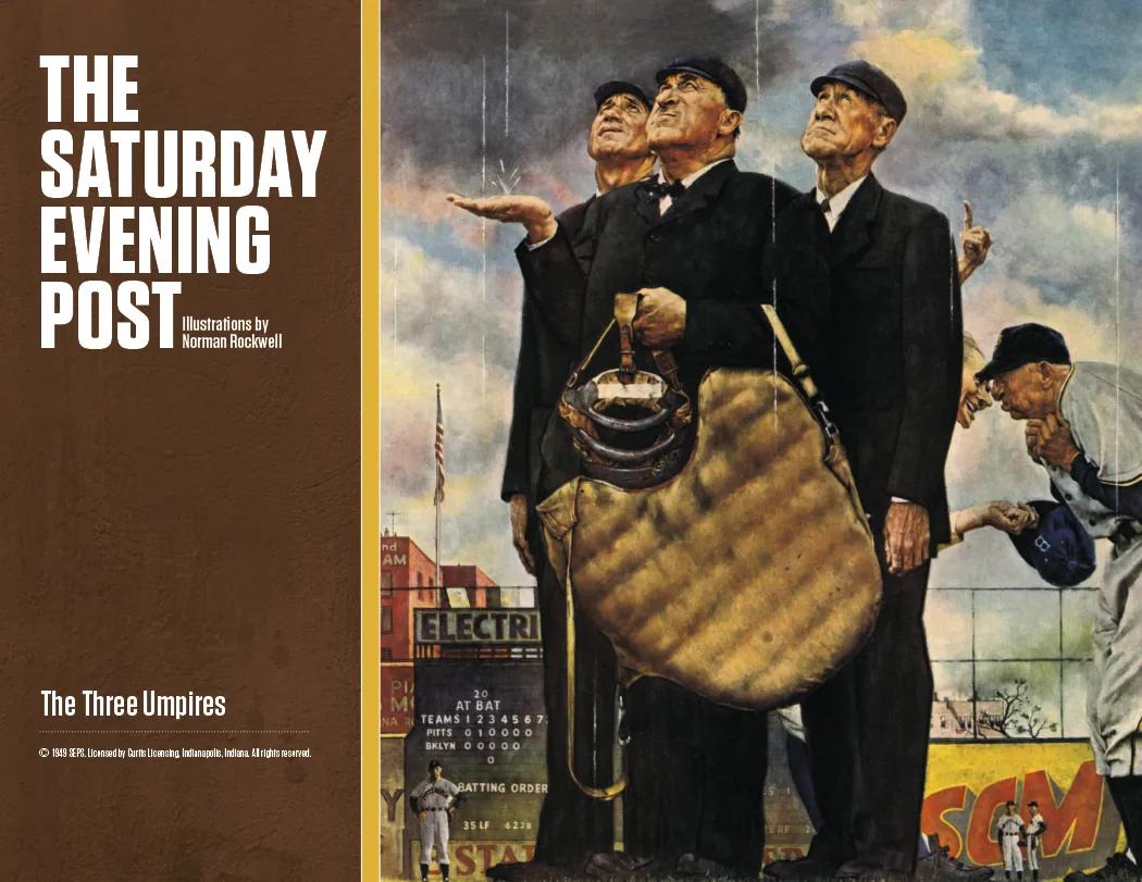 Norman Rockwell Window Calendar Saturday Evening Post - 17.25 x 11 in - product view 11