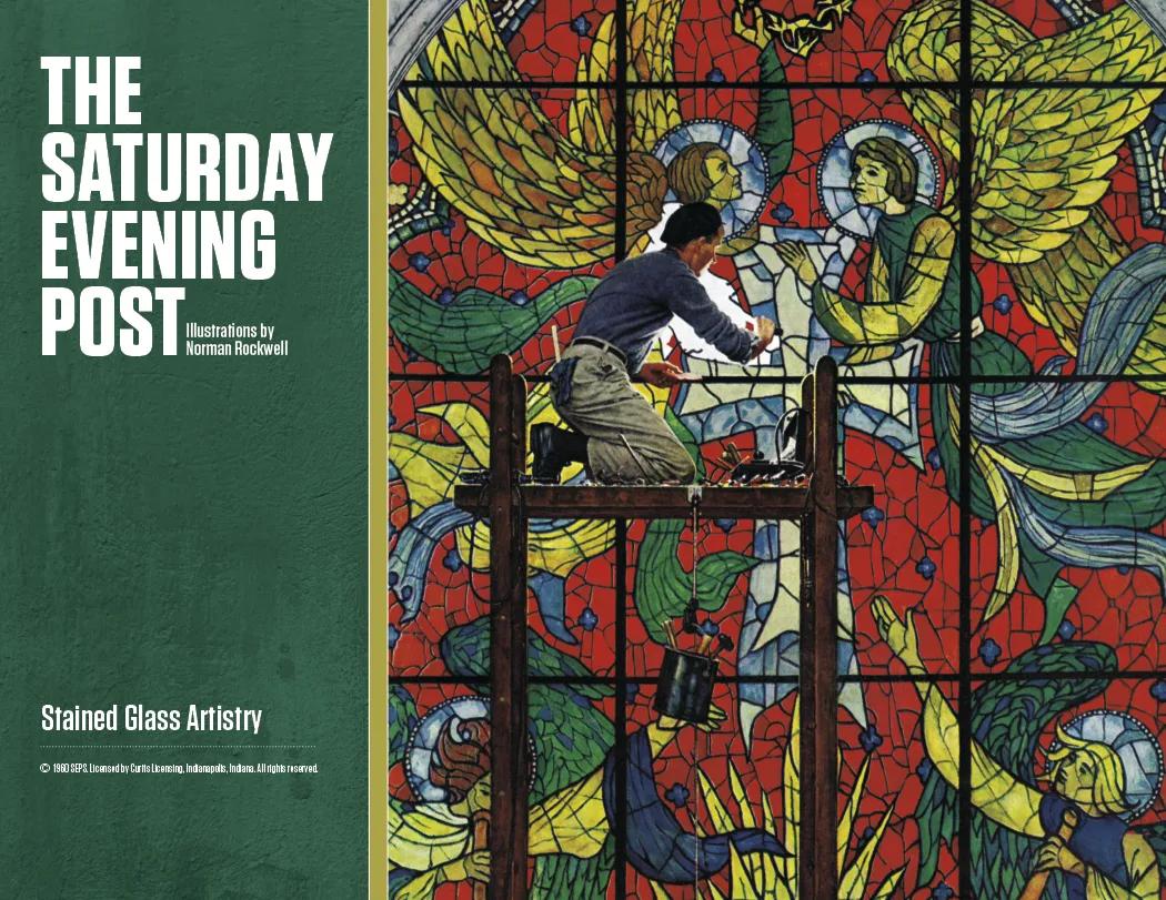 Norman Rockwell Window Calendar Saturday Evening Post - 17.25 x 11 in - product view 16