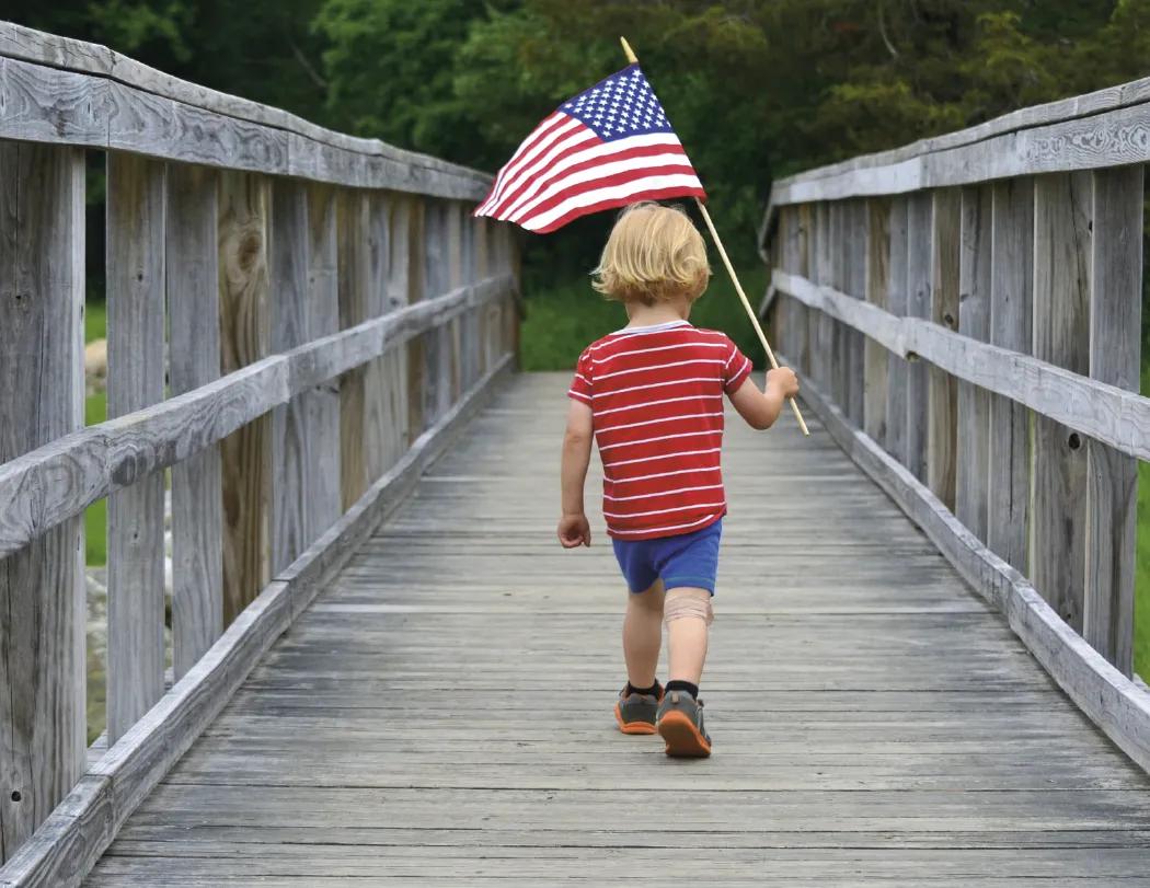 Celebrate America Window Calendar Patriotic FSC - 17.25 x 11 in - product view 7