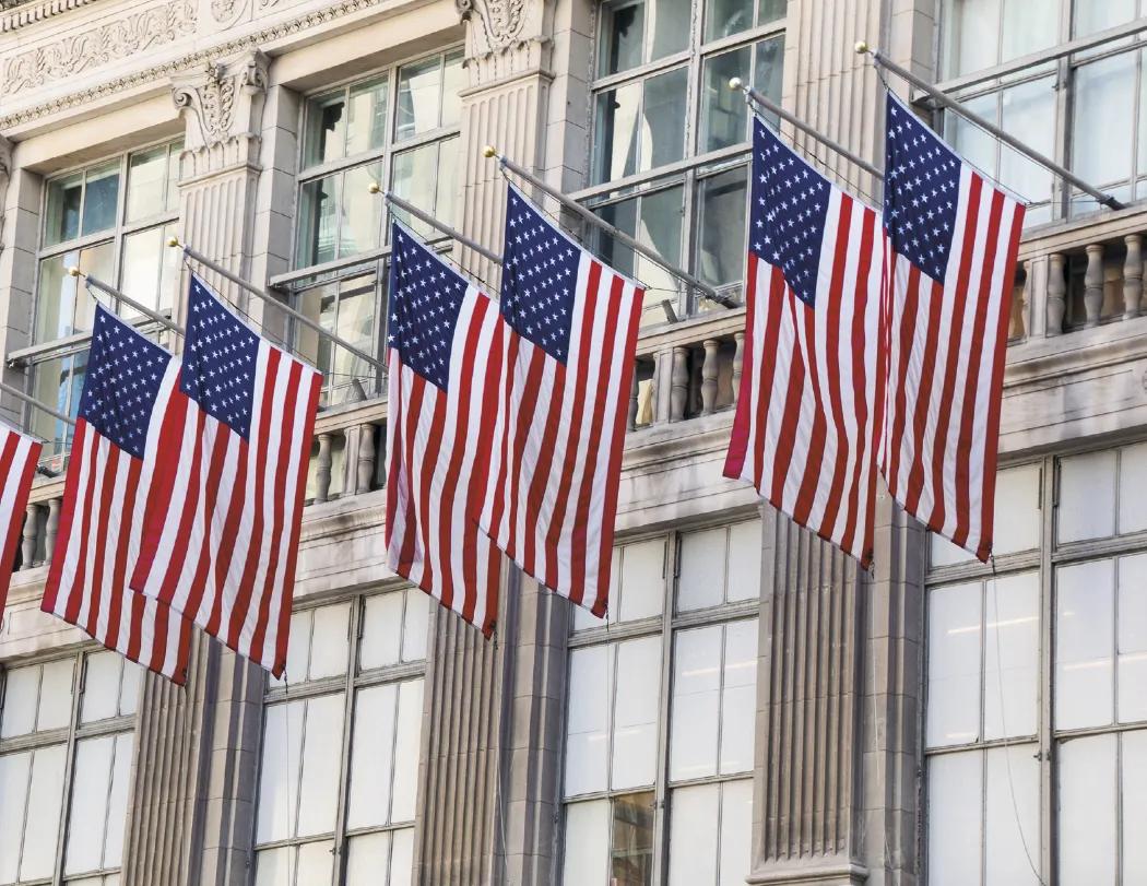 Celebrate America Window Calendar Patriotic FSC - 17.25 x 11 in - product view 9