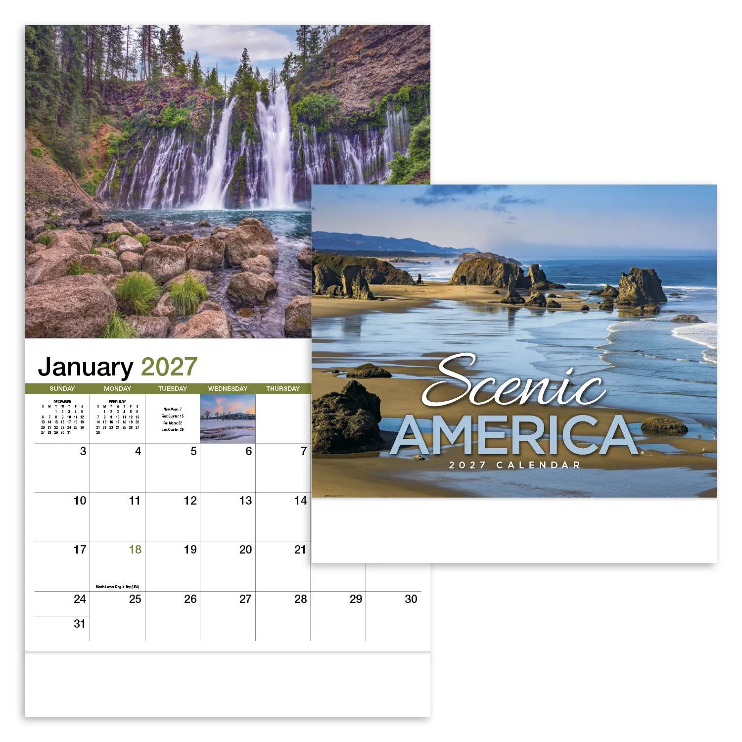 Scenic America Appointment Calendar Stapled FSC - 19 x 11 in - product view 20
