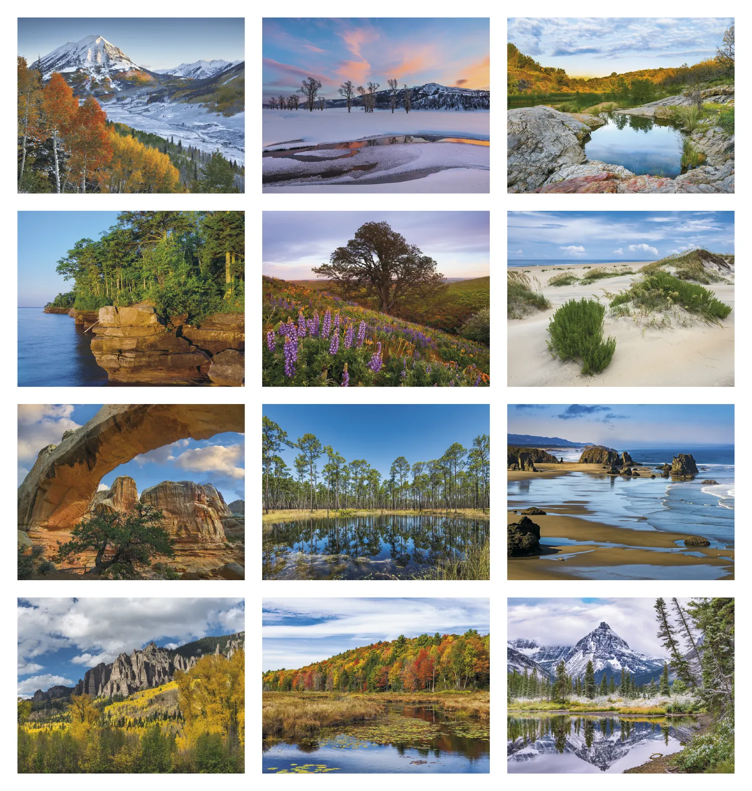 Scenic America Appointment Calendar Stapled FSC - 19 x 11 in - product view 21