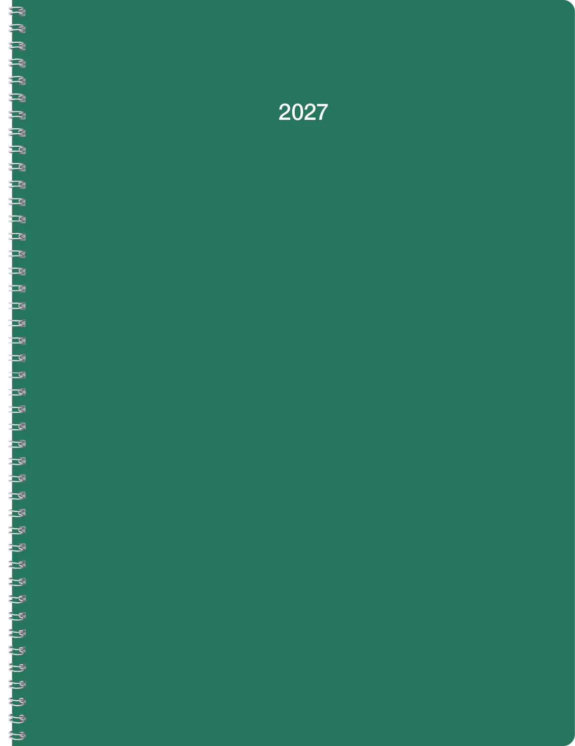 Monthly Desk Planner Leatherette 14 Month - 11.31 x 17.56 in - product view 9