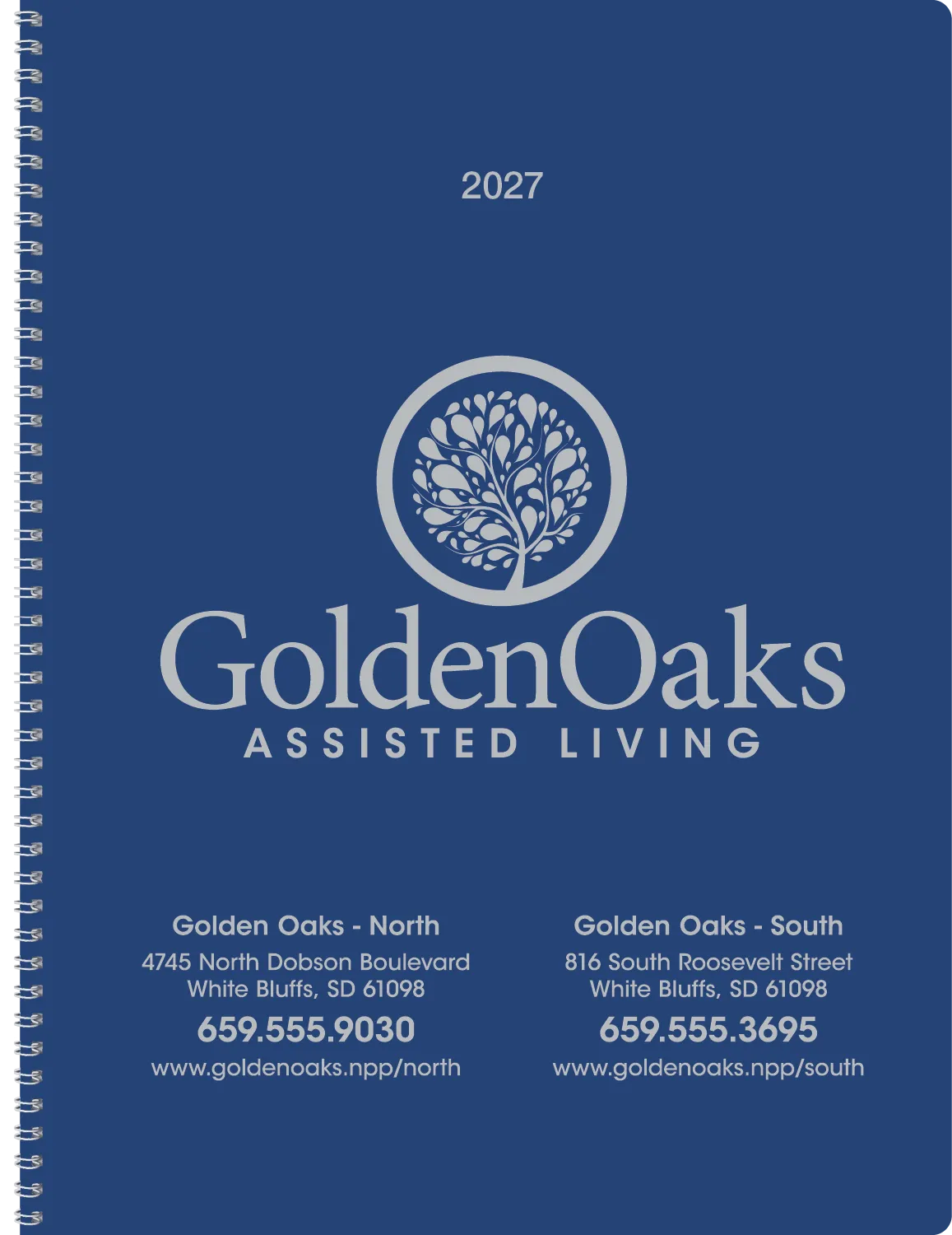 Monthly Desk Planner Leatherette 14 Month - 11.31 x 17.56 in - product view 11