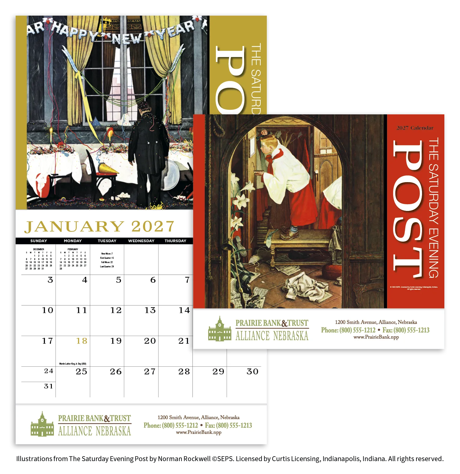 Saturday Evening Post Wall Calendar Vintage - 19 x 11 in - product view 17