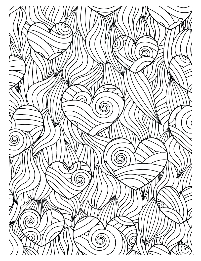 Adult Coloring Book Planner Monthly Art Pages - 10.875 x 16.75 in - product view 7