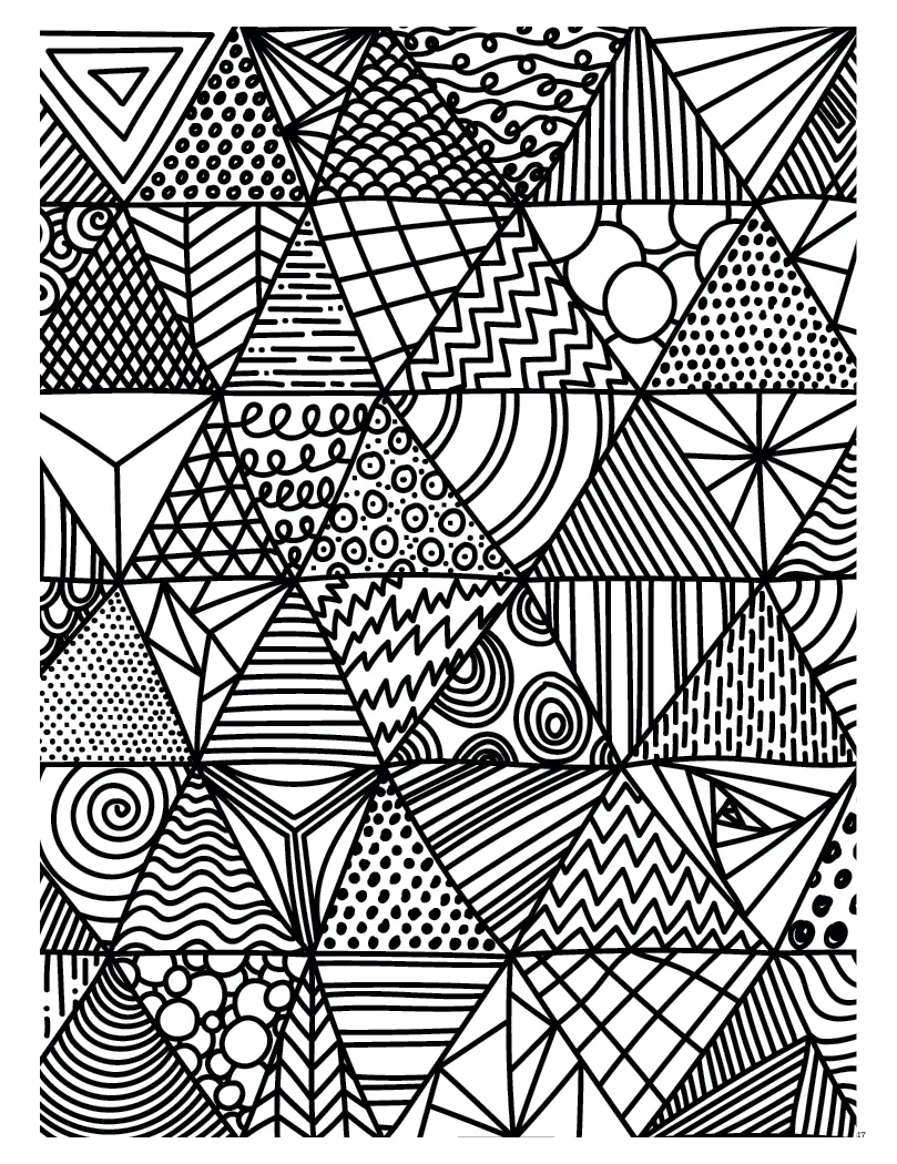 Adult Coloring Book Planner Monthly Art Pages - 10.875 x 16.75 in - product view 11