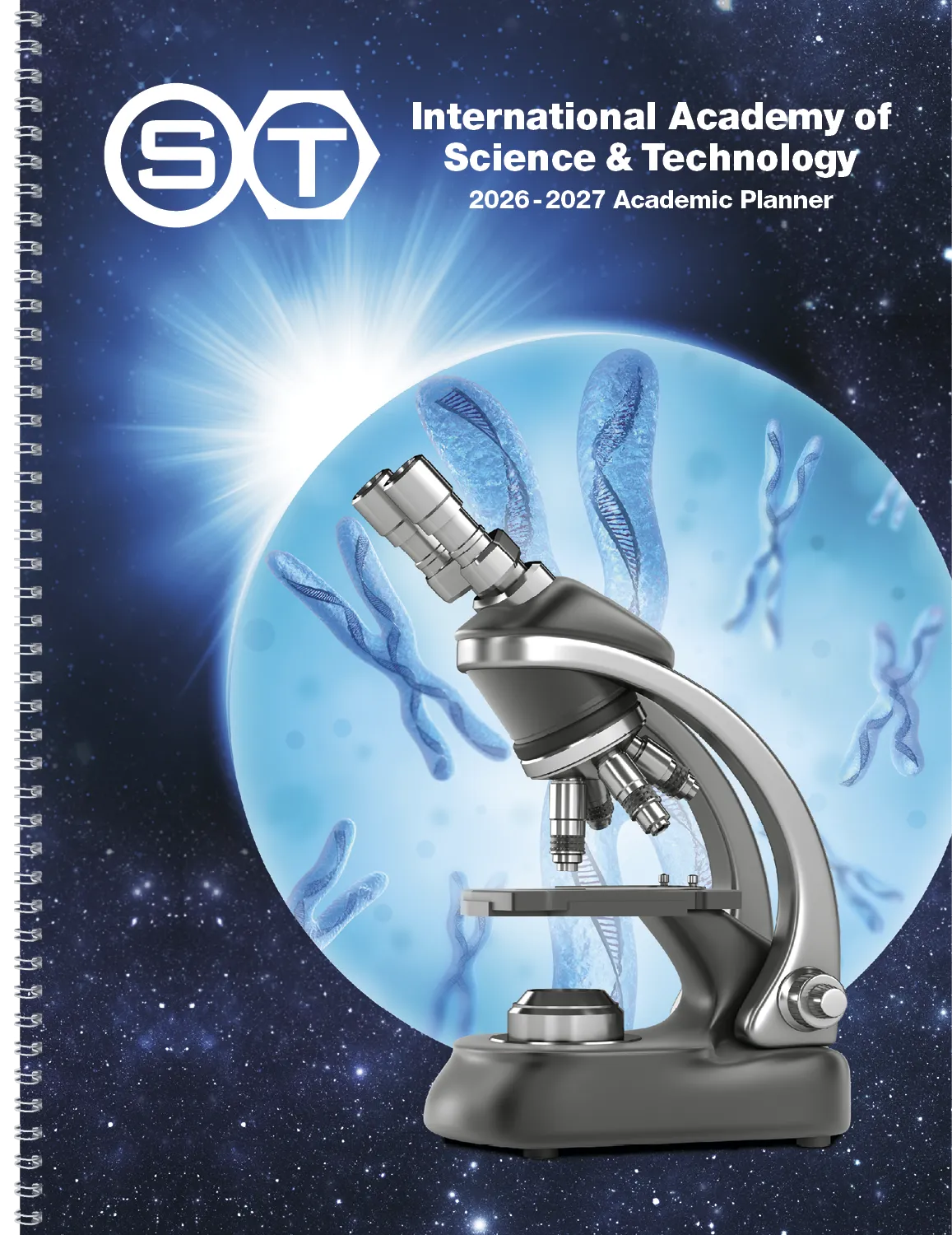 Academic Year Desk Planner Twin-Loop Binding - 11 x 16.88 in - product view 2