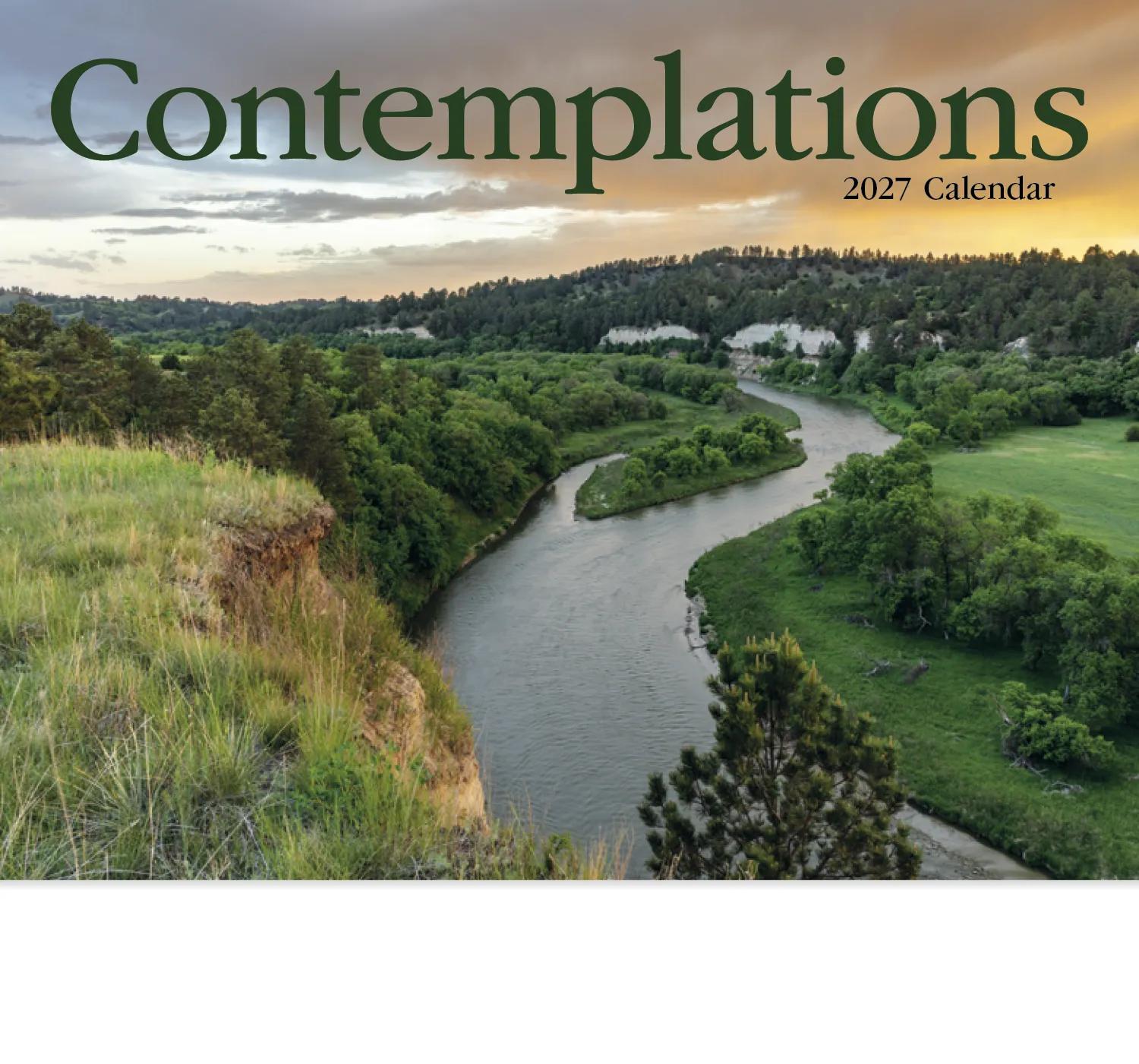 Contemplations Wall Calendar Inspirational Quotes - 19 x 11 in - product view 3